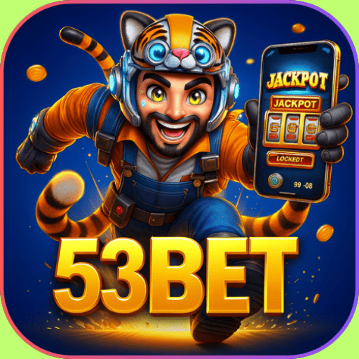 Imagem promocional da 53BET mostrando a plataforma e suas vantagens